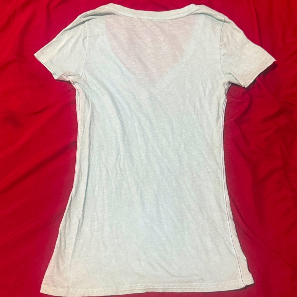 ✨ American Eagle Outfitters | Light Blue V-Neck Tee | Size Small ✨ - Picture 4 of 4